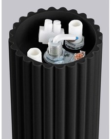 Plafoniera nera con paralume in vetro ø 12 cm Orbital – Sollux