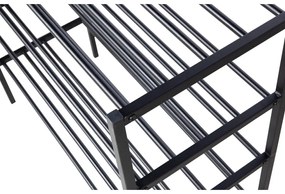 Scarpiera in metallo nero Ferro - WOOOD