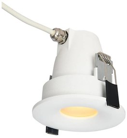 Azzardo AZ5389 - Lampada da incasso per bagno ROMOLO 1xGU10/50W/230V IP65 bianco
