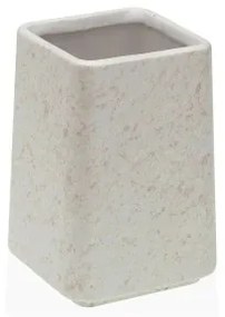 Portaspazzolini da Denti Versa Bianco Ceramica Plastica 7 x 10 x 7 cm