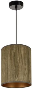 Brilagi - Lampadario a cavo BOSTON ROLLER 1xE27/15W/230V Ø 21 cm marrone/oro