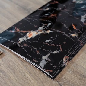 Set di 6 adesivi murali 60x30 cm Black Gold - SP TREND