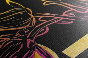 Stampa su tela – Fiori etnici