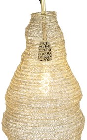 Lampada a sospensione orientale oro - Nidum Rombo