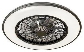 Plafoniera LED OPAL 48W 230V con ventilatore e telecomando