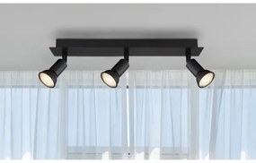 Globo 57998-3 - Faretto DREW 3xGU10/35W/230V nero