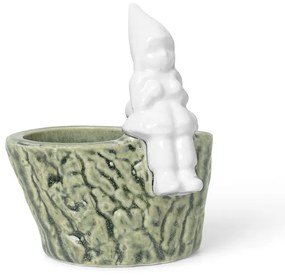 Portacandele natalizio in porcellana e gres, lunghezza 8,5 cm Christmas Tales - Kähler Design