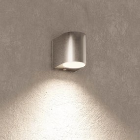 Applique da Esterno Monodirezione IP65 GU10 Stondata - Inox