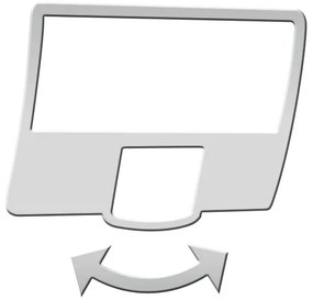 Steinel 012076 - Applique da esterno con sensore XLED curved LED/10,5W/230V