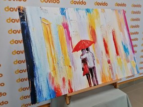 Stampa su tela – Passeggiata sotto la pioggia