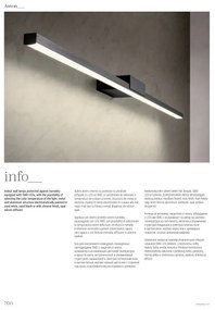 Redo 01-3268-Illuminazione a LED per specchi da bagno ASTON LED/12W/230V CRI90 IP44 bianco