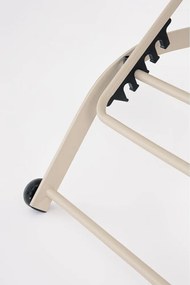 Sdraio da giardino di colore naturale in metallo regolabile Taylor – Bizzotto