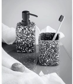 Tazza nera per spazzolini da denti Terrazzo - Wenko