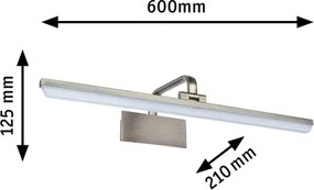 Paulmann 95570 - Lampada per quadri LED 11W RENAN 230 V 60 cm, ottone