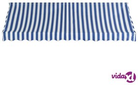 vidaXL Tenda da Sole per Bistrò 300x120 cm Blu e Bianca