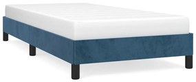 Giroletto blu scuro 90x190 cm in velluto