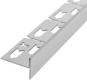Profilo doccia pendenzato  120cm Brush nickel