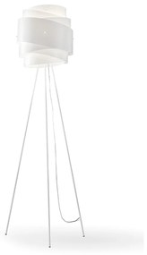 Lampada Da Terra Treppiedi 1 Luce Bea In Polilux Bianco D40 Made In Italy
