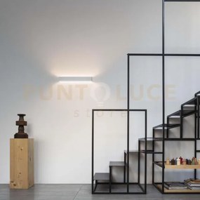 Delta applique biemissione led 14 w 1650 lm 4000k bianco 41cm