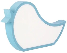 Lampada da scrivania LED per bambini BIRD LED/12W/230V blu