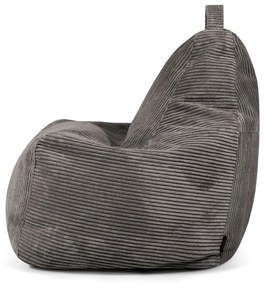 Puof a sacco color menta con rivestimento in velluto a coste Play Amuse – SLOWDOWN