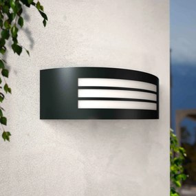 Applique Nera E27 IP54 da Esterno Antiabbagliamento - Serie SHELL