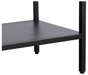 Vetrina nera in metallo 88x132 cm Carmel - Unique Furniture