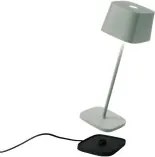 Zafferano Ofelia lampada portatile led finitura salvia