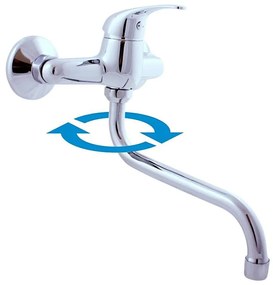 RAV Slezák SA001.5/21 - Miscelatore per lavello/lavabo SAZAVA cromo lucido