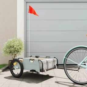Rimorchio Da Bici Grigio Oxford E Ferro /