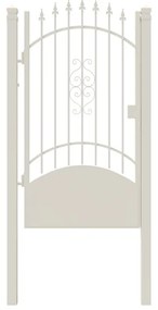 Cancello con serratura elettrica Marmolada in ferro, apertura a sinistra, L 104.5, H 180-195 cm, di colore nero