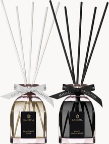 Diffusore ottagonale in confezione regalo (Pompelmo e Lime, Sandalo Nero), set da 2