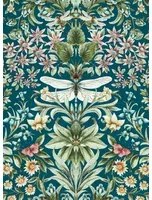 Clarke & Clarke Carta da parati Mirabell - Teal