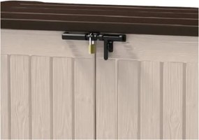 Armadio Porta Attrezzi da Giardino 146x120x82 cm in Resina Keter Store It Out Arc Beige...