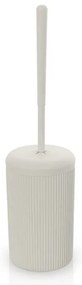 Portascopino da appoggio beige in plastica Ring