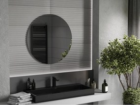 Mexen Alto lucido specchio da bagno rotondo 80 cm - 9853-080-080-000-00
