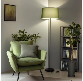 Brilagi - Lampada da terra LED CERIA 1xE27/40W/230V Ø 45 cm verde/nero