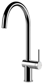 Miscelatore lavello monocomando con canna girevole foro cromo inedito 60411 gessi