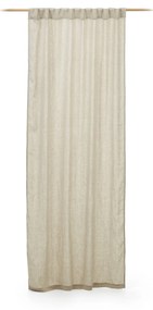 Kave Home - Tenda Malavella 100% lino beige 140 x 270 cm