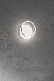 Plafoniera orbit in alluminio col. bianco/oro led 43w 3010lm - 3000...