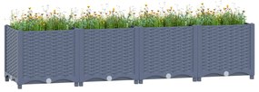 Fioriera Rialzata 160x40x38 Cm İn Polipropilene /