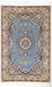 Nain Tappeto persiano 60x100 Blu (Iran) Annodato A Mano