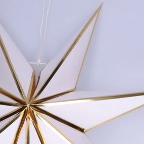 Brilagi - Stella decorativa natalizia a LED 70 cm, alimentazione 2xAA