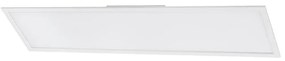 Plafoniera LED design Piatto, bianco 119.5x29.5 cm