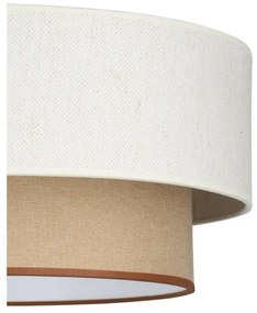 Plafoniera NATIA 1xE27/60W/230V bianco/marrone