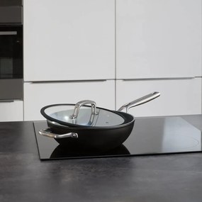 Padella wok con coperchio/con superficie in ceramica ø 28 cm Meda 3.0 – FABINI