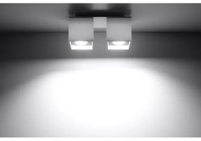 Sollux SL.0065 - Faretto QUAD 2 2xGU10/40W/230V bianco