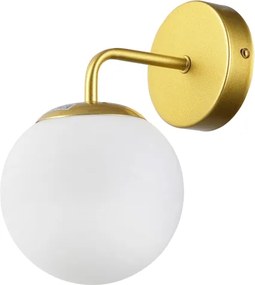 Brilagi - Lampada da parete MALIVA 1xE14/15W/230V dorata/bianca