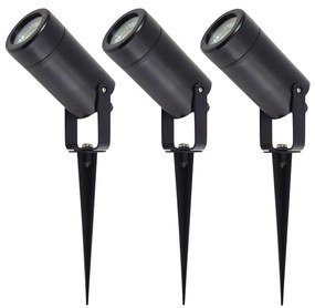 Lindby - Thorgal Lampada da Giardino w/Lancia Ø6 3pcs Nero Lindby