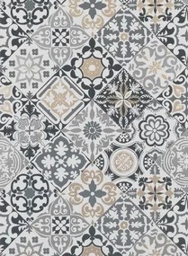 Tapete Cervo von Osborne & Little - Black/ Gold/ Silver